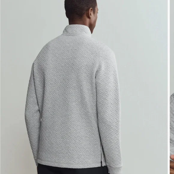 Rhone Weekender Pullover NWT Gray - Picture 3 of 8